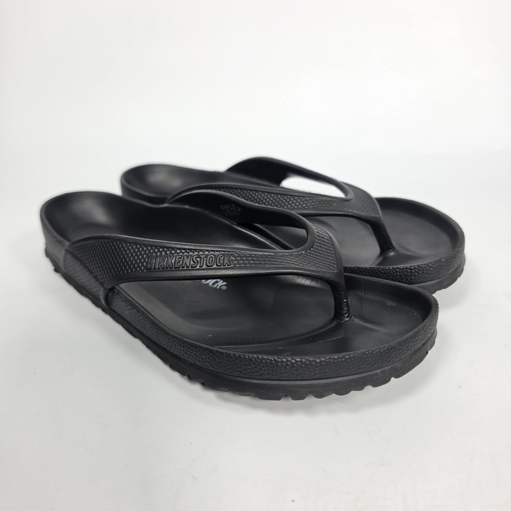 Birkenstock Honolulu EVA Flip Flops Women's 8-8.5  Black Thong Sandals EU 39